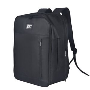 CabinFly Pacemaker 40x30x20 cm Expandable to 40x30x25 cm Backpack Eurowings Cabin Bag Carry-on Black For Smartwings, Wizzair, Transavia, Vueling