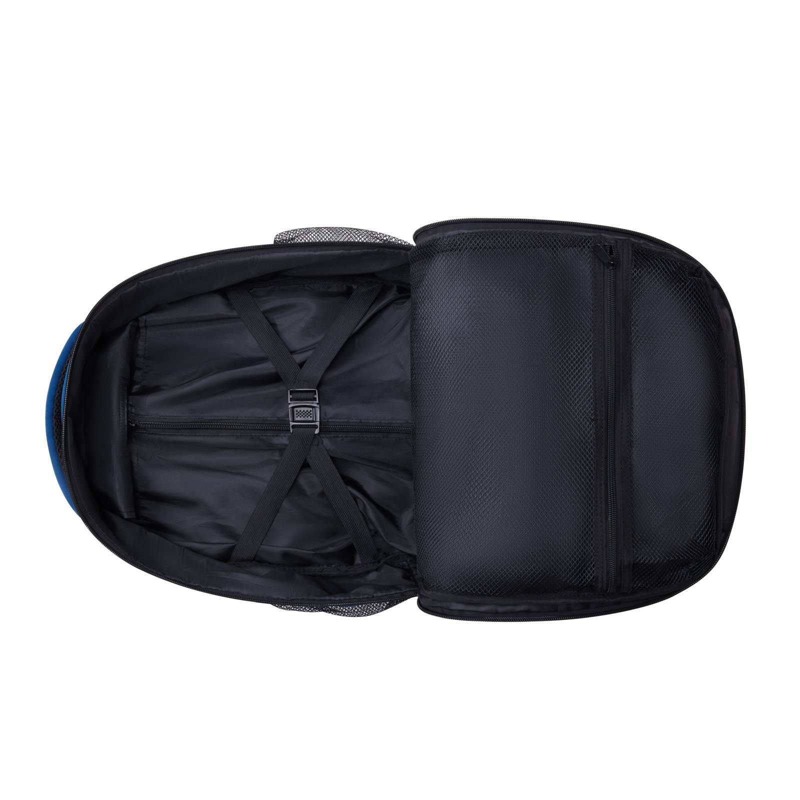 CabinFly Aircruiser Hybrid 40x30x20 Backpack with Wheels For Ryanair Wizzair Transavia Vueling Carry-on Luggage Blue - obrazek 6