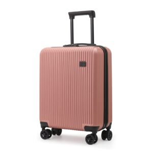 CabinFly Cruisair – Walizka Kabinowa 55x40x20 cm do Ryanair, Wizzair, LOT i Lufthansa, Różowe