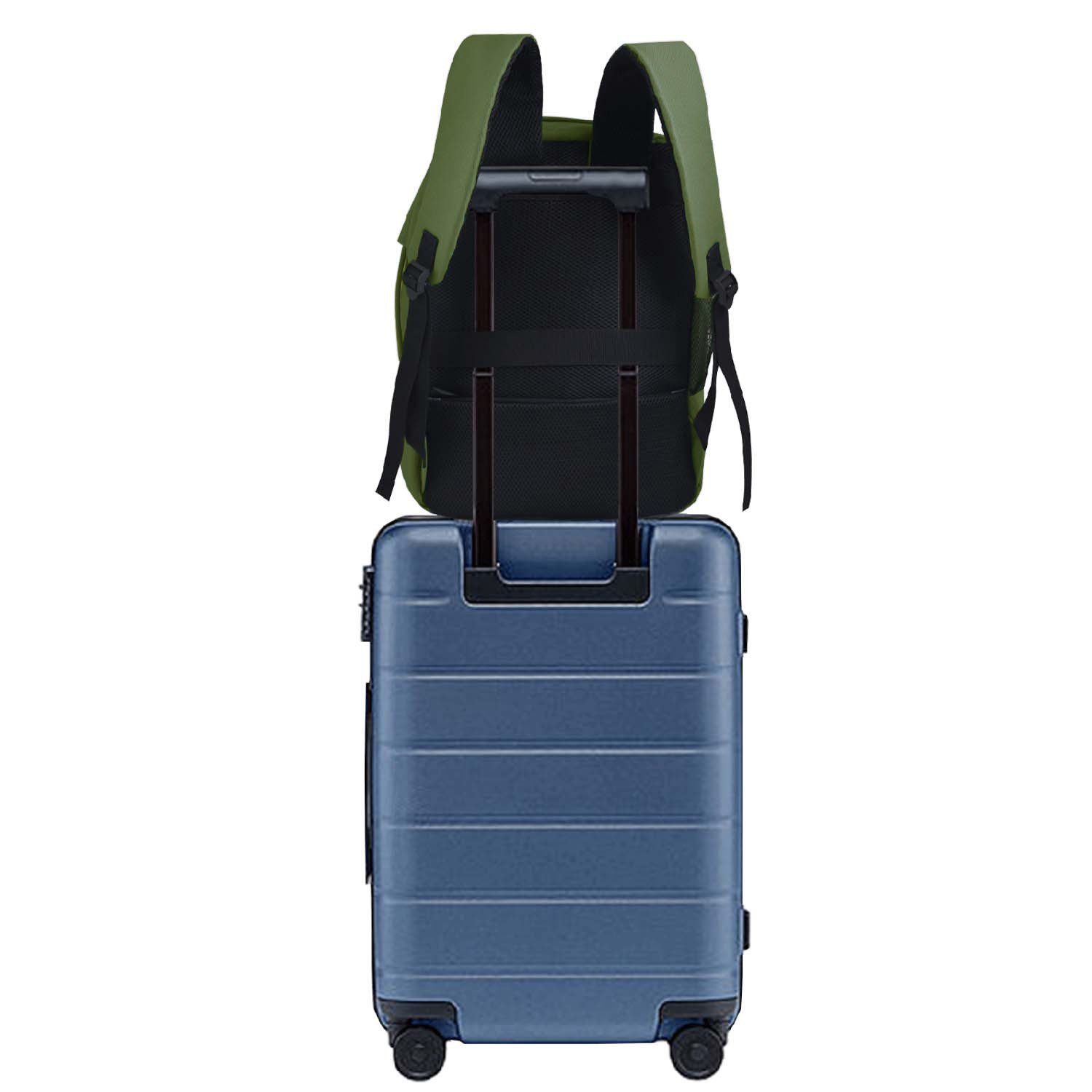 CabinFly Bellanca 40x30x15cm Cabin Bag Carry-on Khaki 18L Personal Item WestJet SAS Finnair Turkish Airlines Air France KLM British Airways - obrazek 6