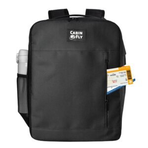 CabinFly Pacemaker 40x30x20cm Backpack Wizzair Vueling Transavia Black Carry-on Cabin Bag Luggage 24 Liters